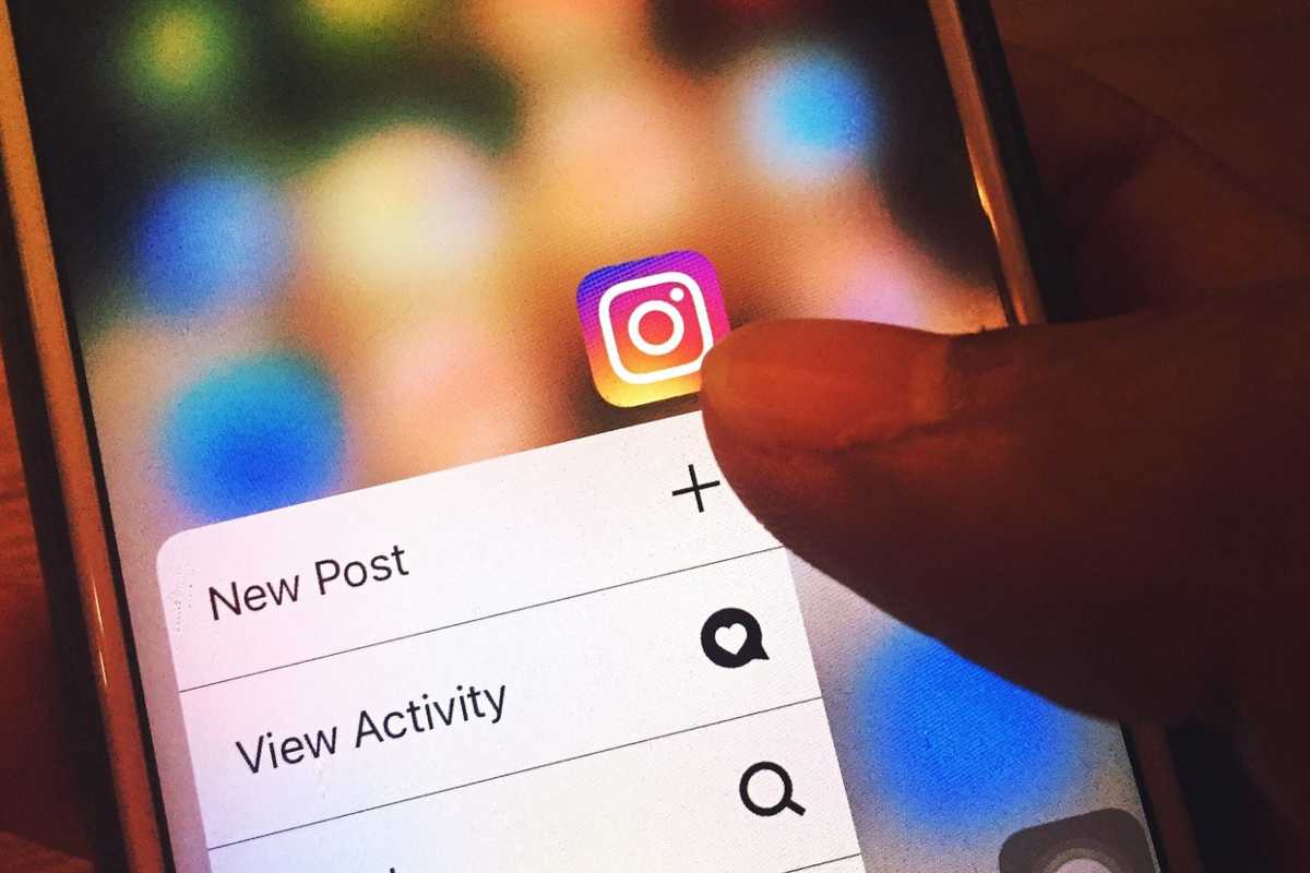 App instagram su smartphone